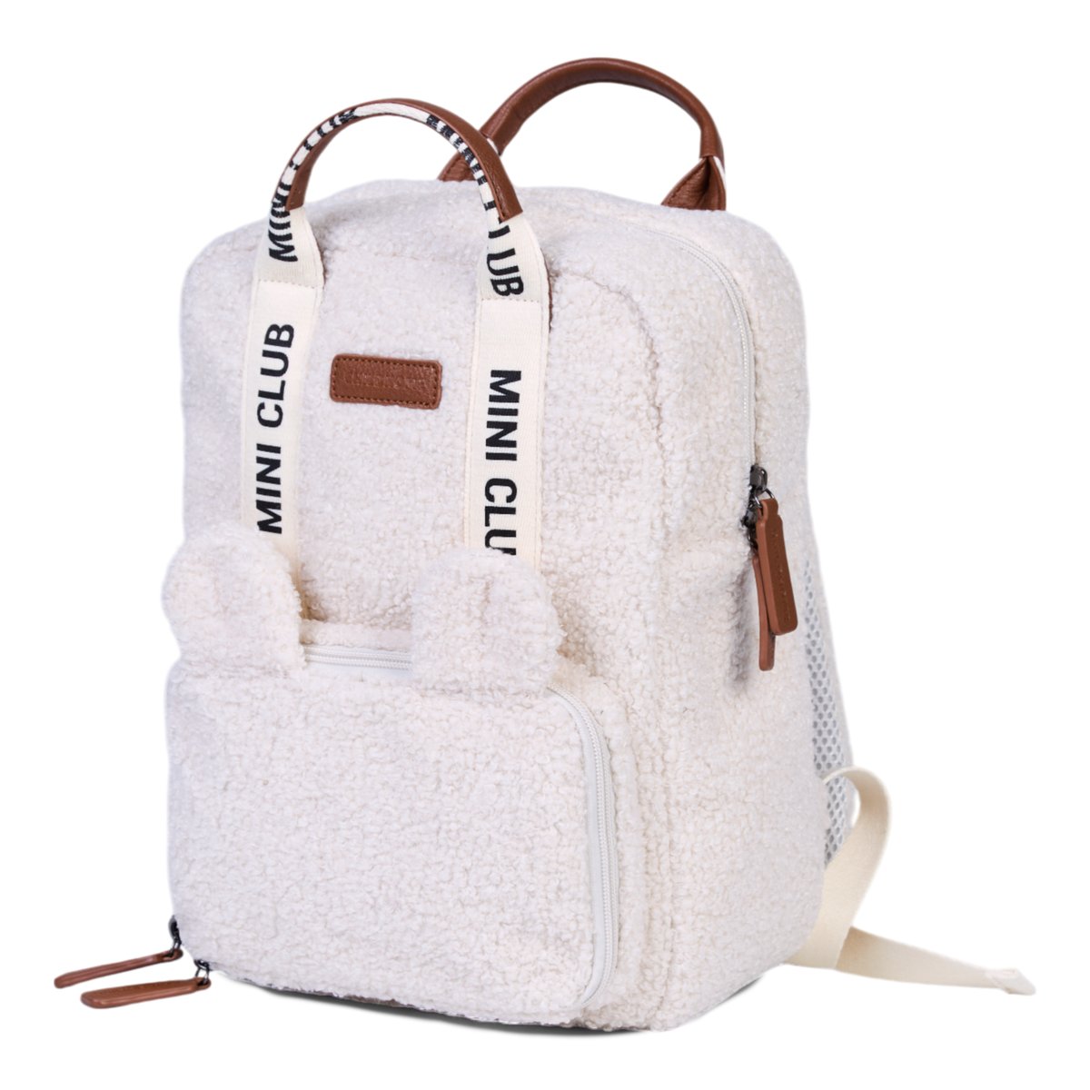 Sac à dos enfant mini club Signature blanc cassé, CHILDHOME