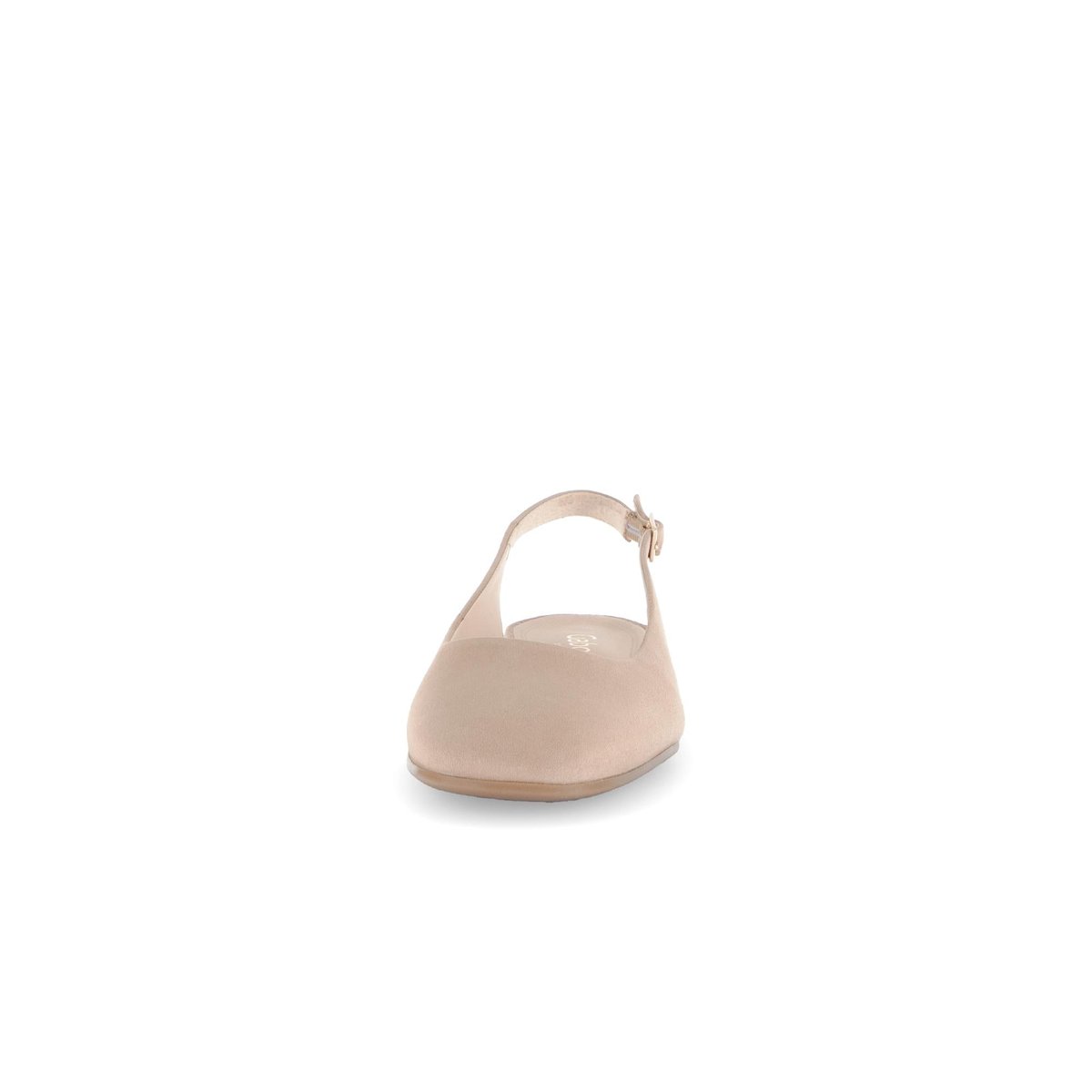 Escarpins en cuir à talon décroché beige, GABOR