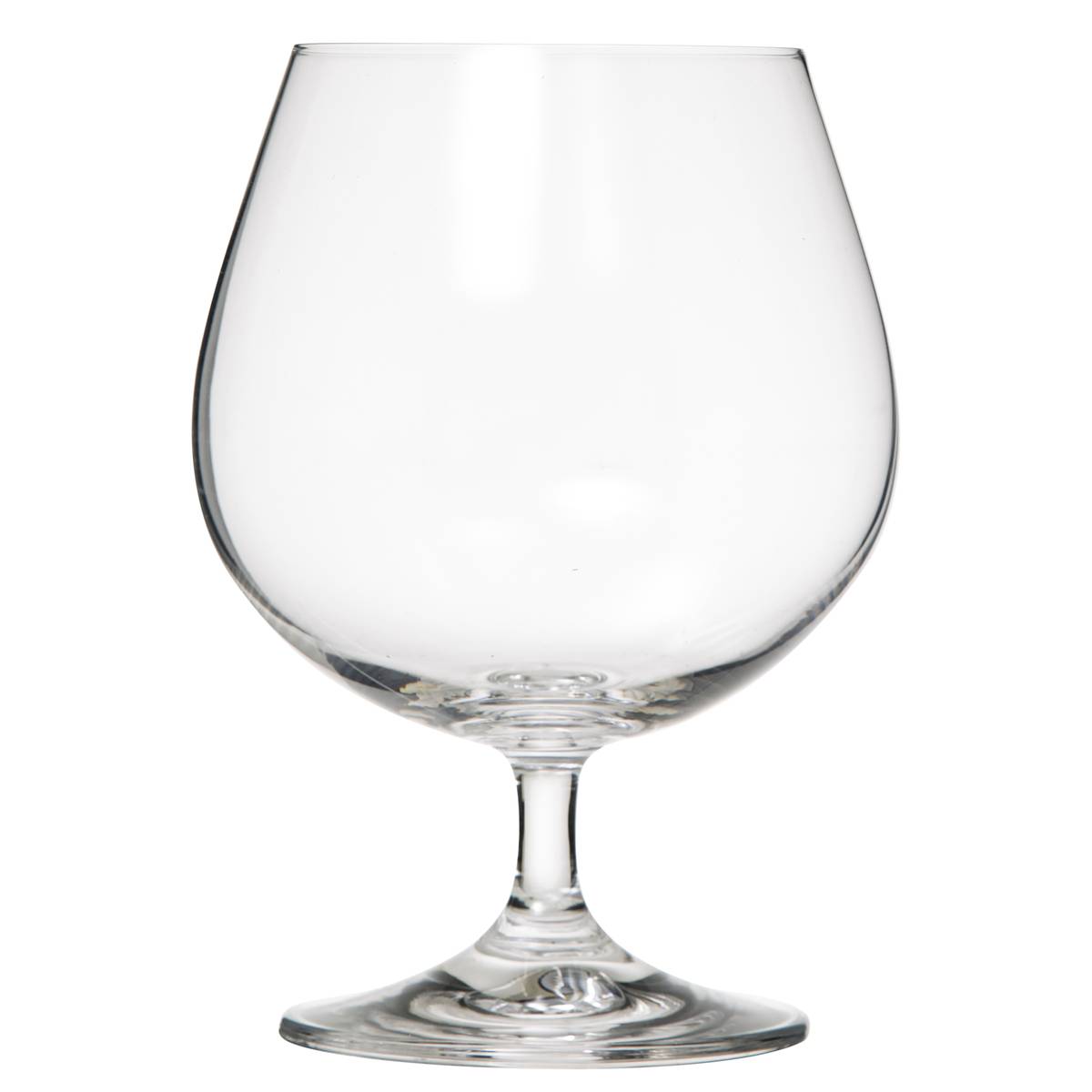 Lot de 4 verres à cognac en verre cristallin 40 cl COGNAC transparent, SECRET DE GOURMET