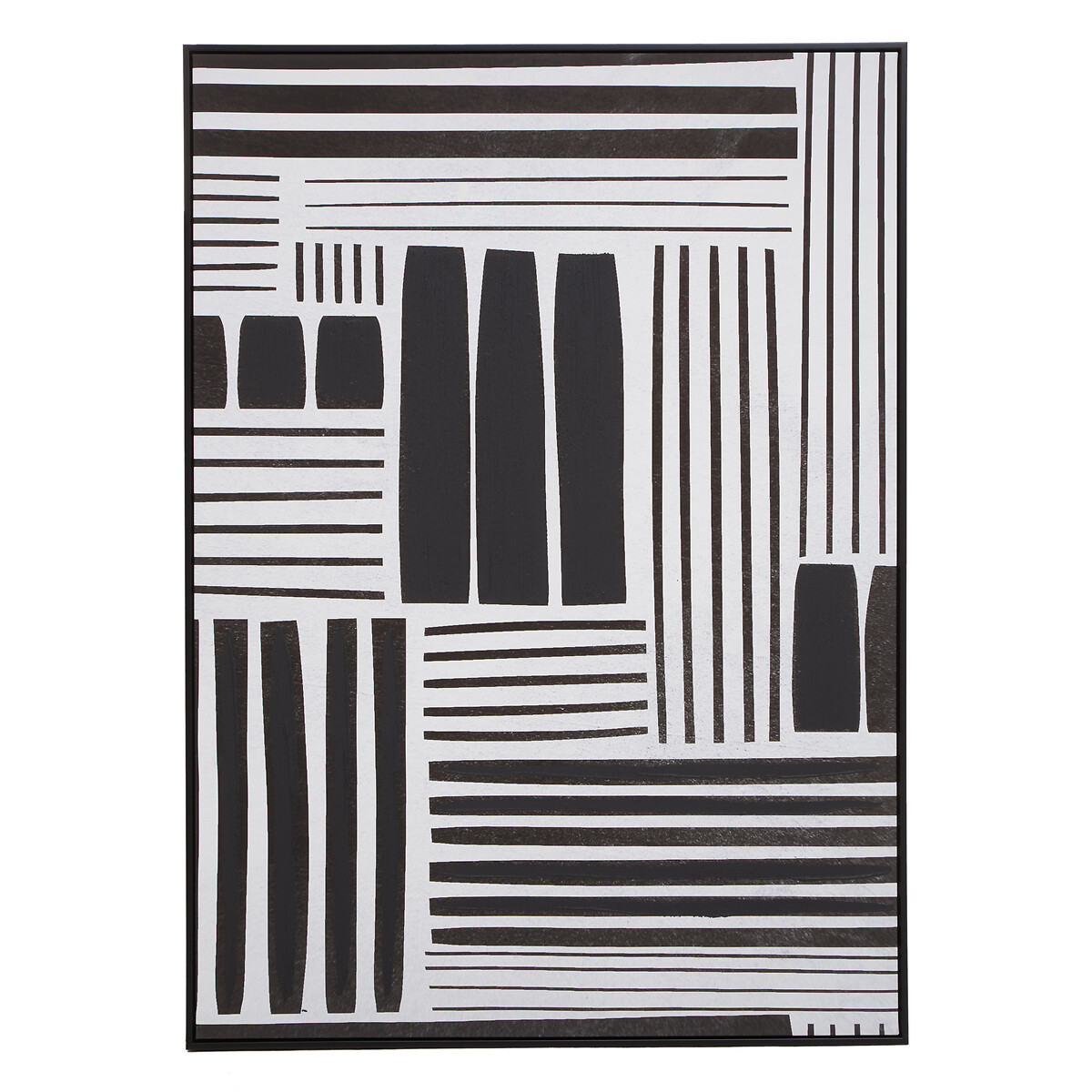143 x 103cm Retro Stripes Wall Art green, FIFTY FIVE SOUTH