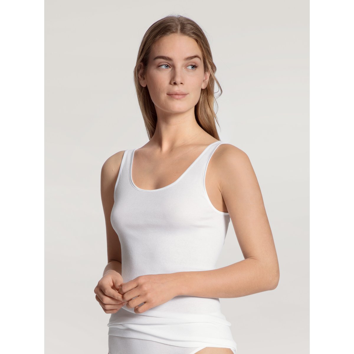 Débardeur sans manches Coton LIGHT blanc, CALIDA