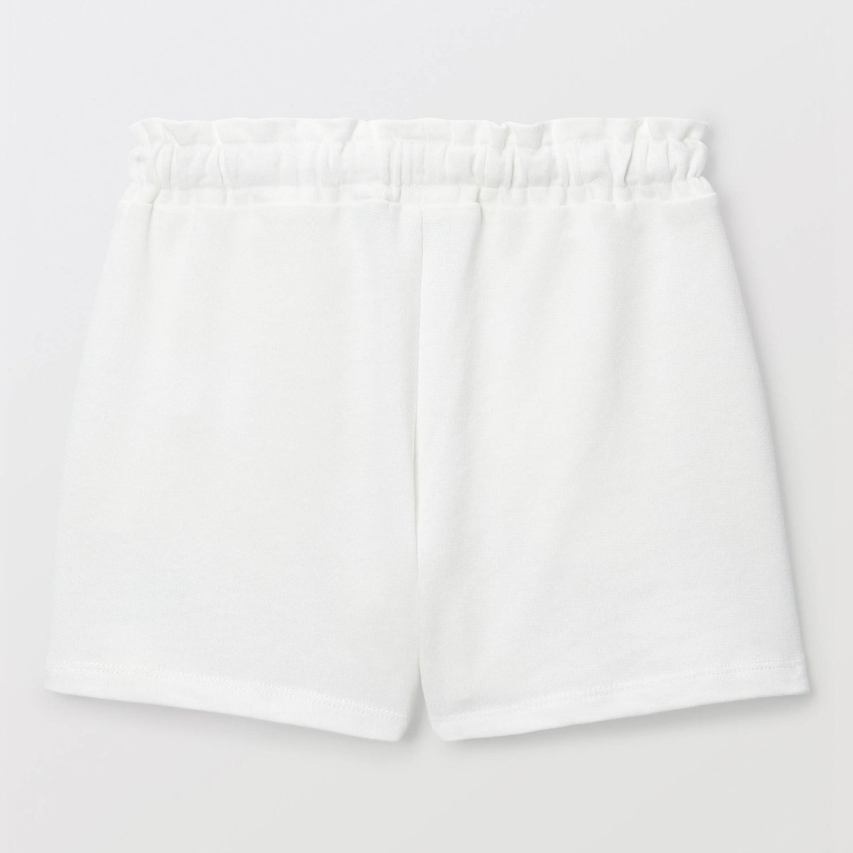 Short sport taille élastiquée en molleton naturel, MONOPRIX