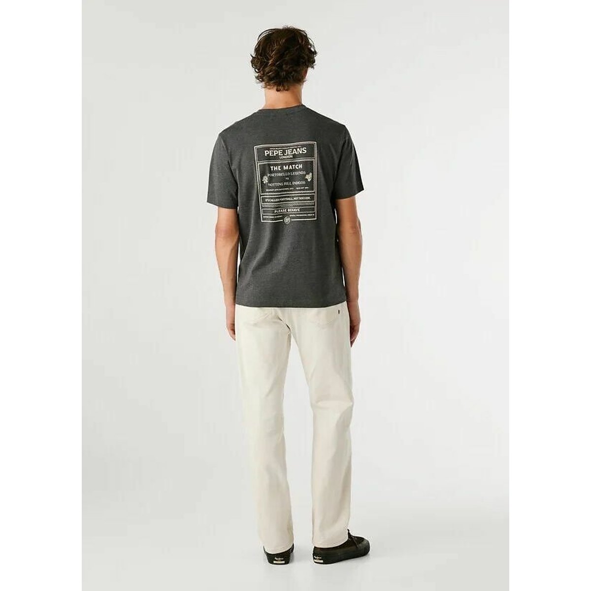 Todd Short-Sleeve T-Shirt charcoal, PEPE JEANS