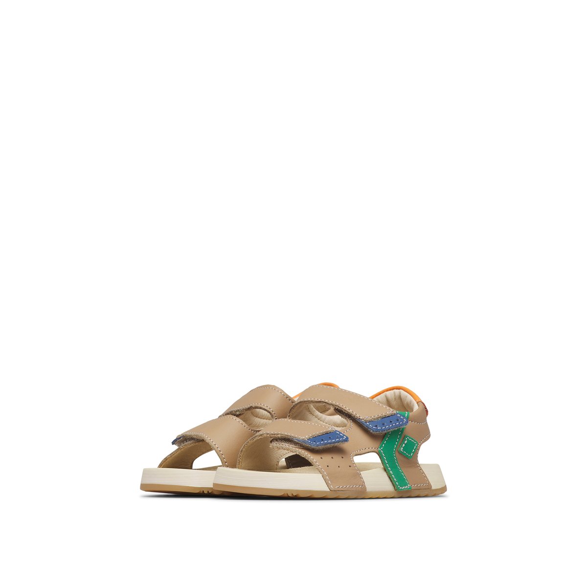 Sandales en cuir JOMPO. beige-, NATURINO