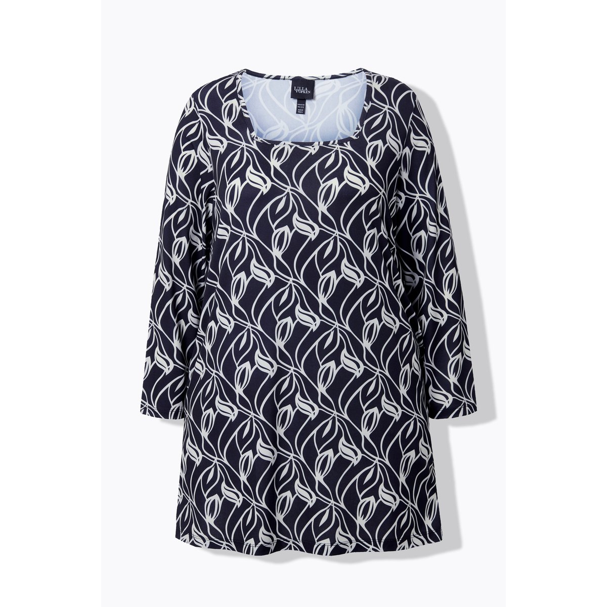 T-shirt long noir, ULLA POPKEN