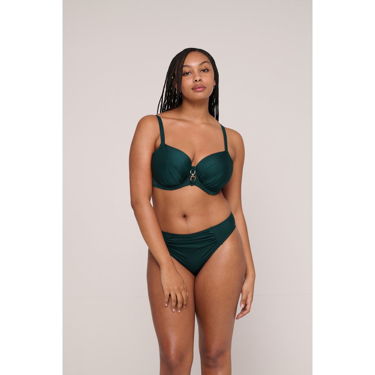 Bikini Slip brésilien MANGALORE vert - jewel green, PRIMADONNA