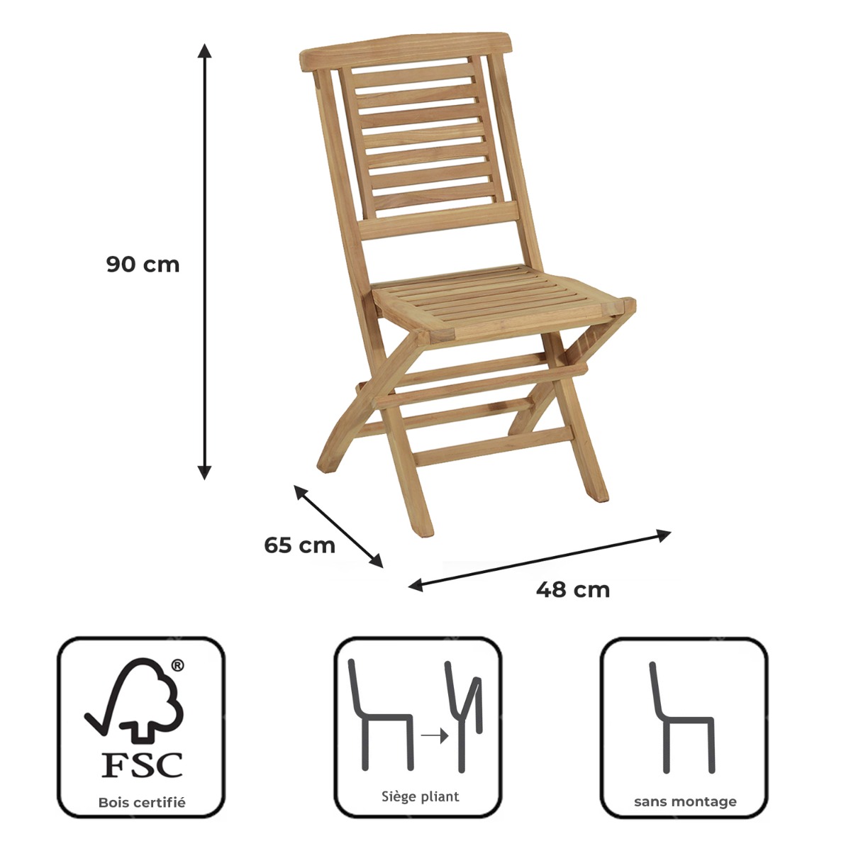 Salon de jardin en teck massif Eden, 10 places naturel, TECK ATTITUDE