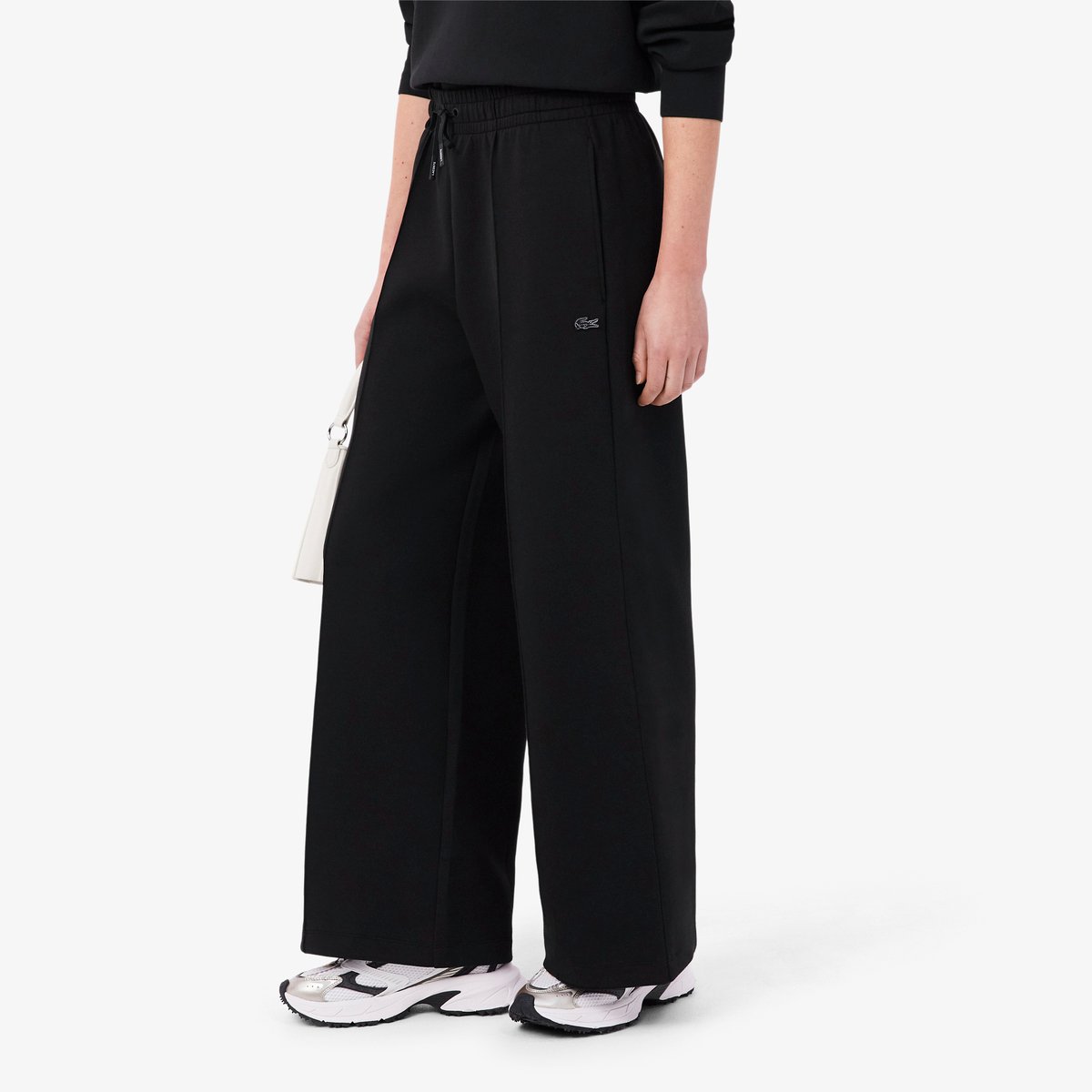 Pantalon de survêtement jersey wide fit noir-031, LACOSTE