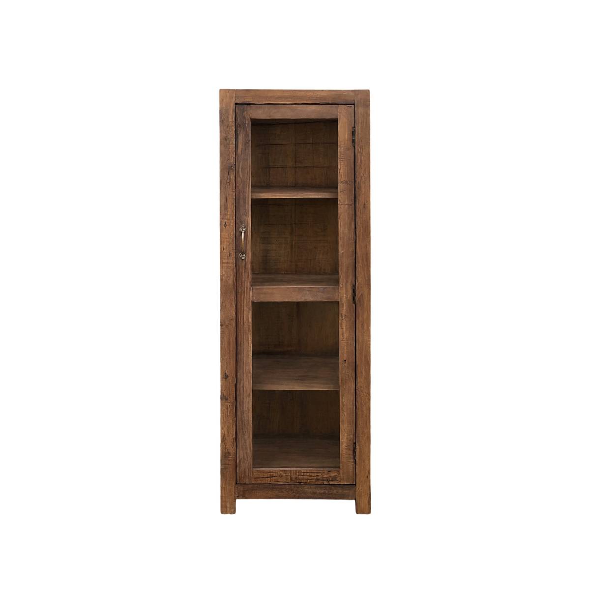 Vitrine en bois recyclé  INDRA bois foncé, MADE IN MEUBLES 