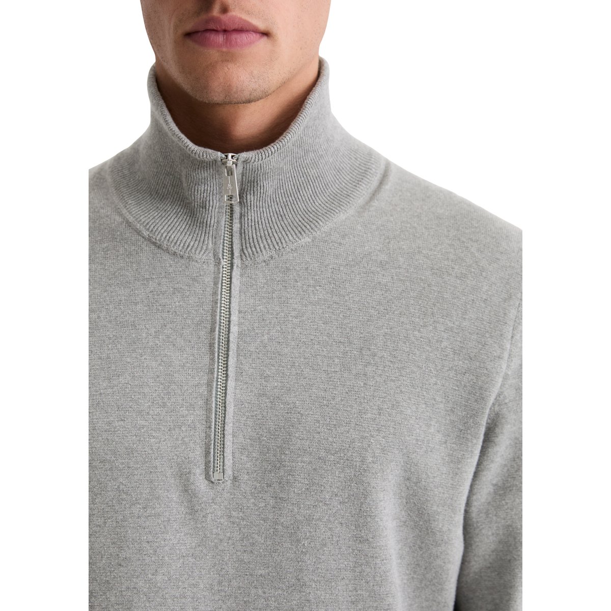 Troyer régulier en pur coton bio gris, MARC O'POLO