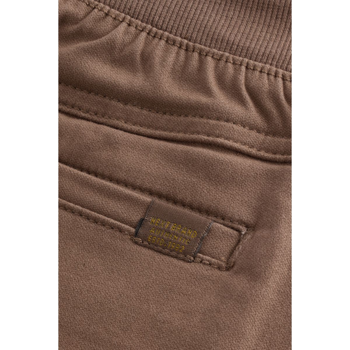 Pantalon à la taille côteuse marron fauve, NEXT