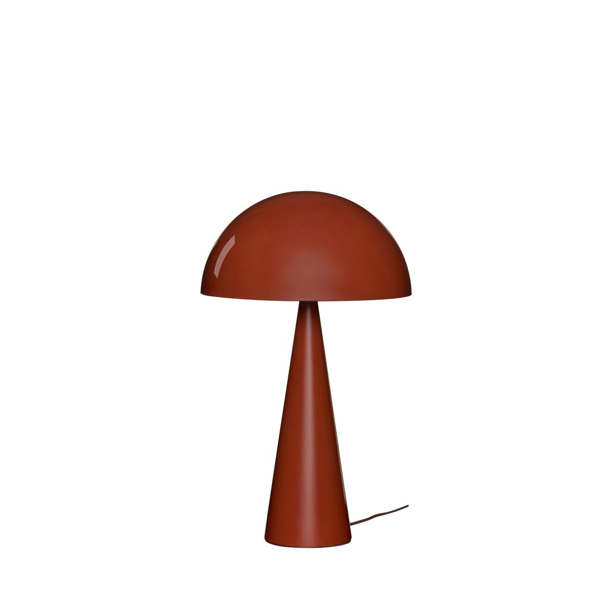 Lampe de table en fer MUSH marron, HUBSCH