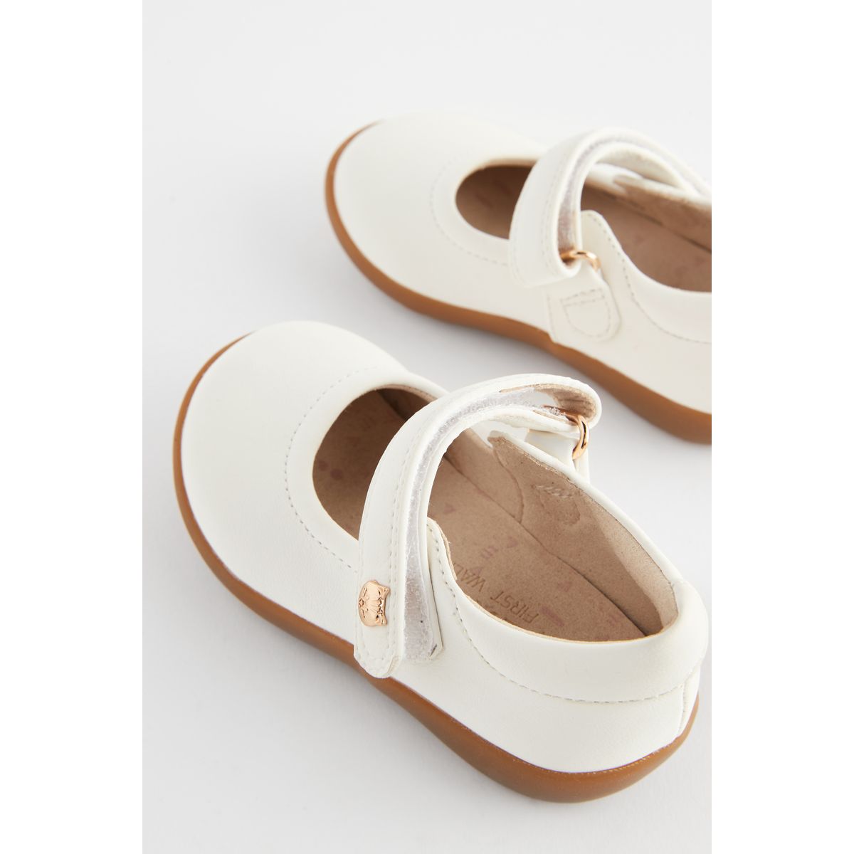 Babies premiers pas bout rond confortables blanc, NEXT