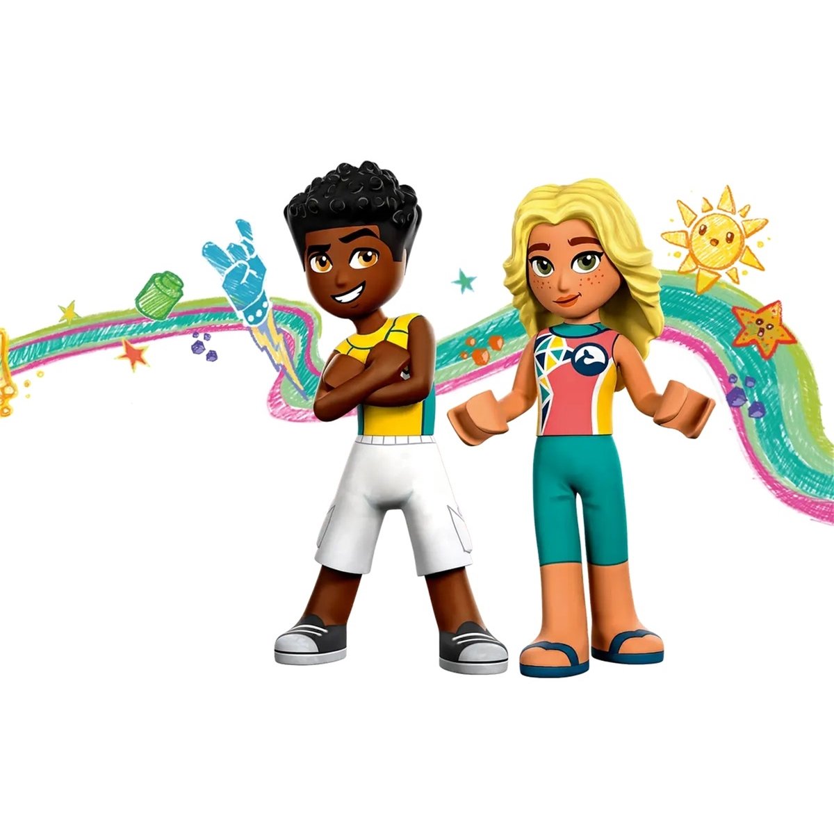 Friends L'hydravion de secours en mer multicolore, LEGO