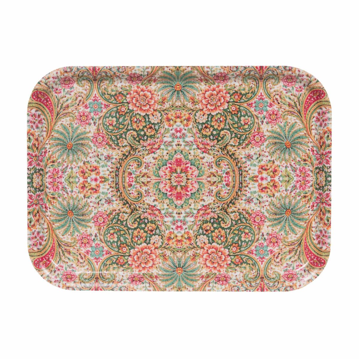 Plateau rectangulaire Safia 43cm x 33cm multicolore, TABLE PASSION