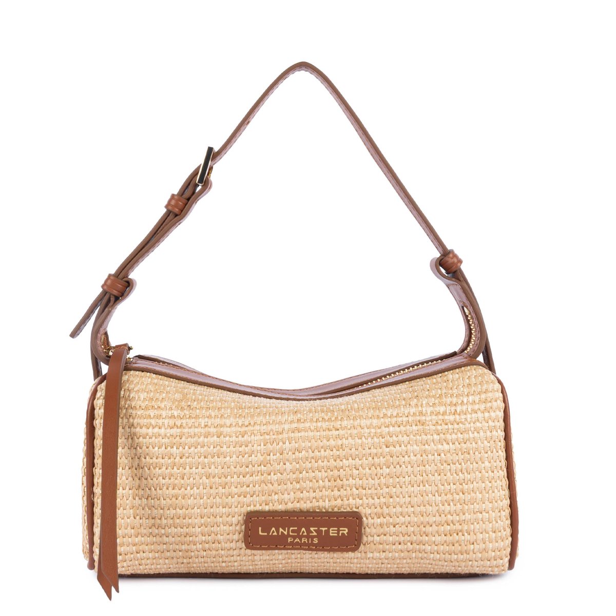 Petit sac rectangle MINI OSIER cognac, LANCASTER