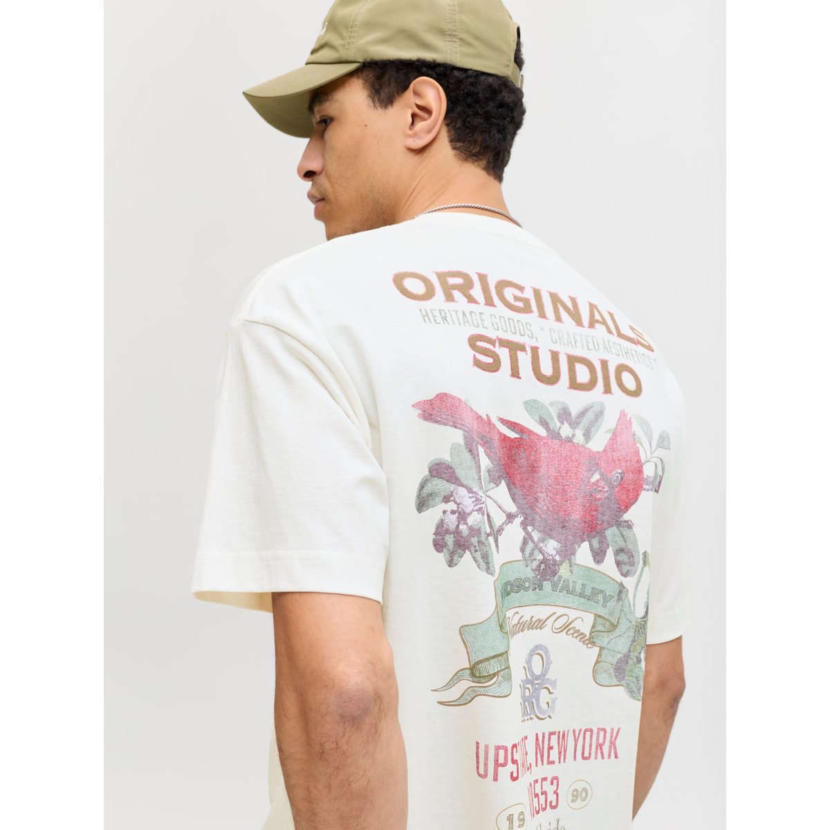 T-Shirt cloud dancer, JACK & JONES