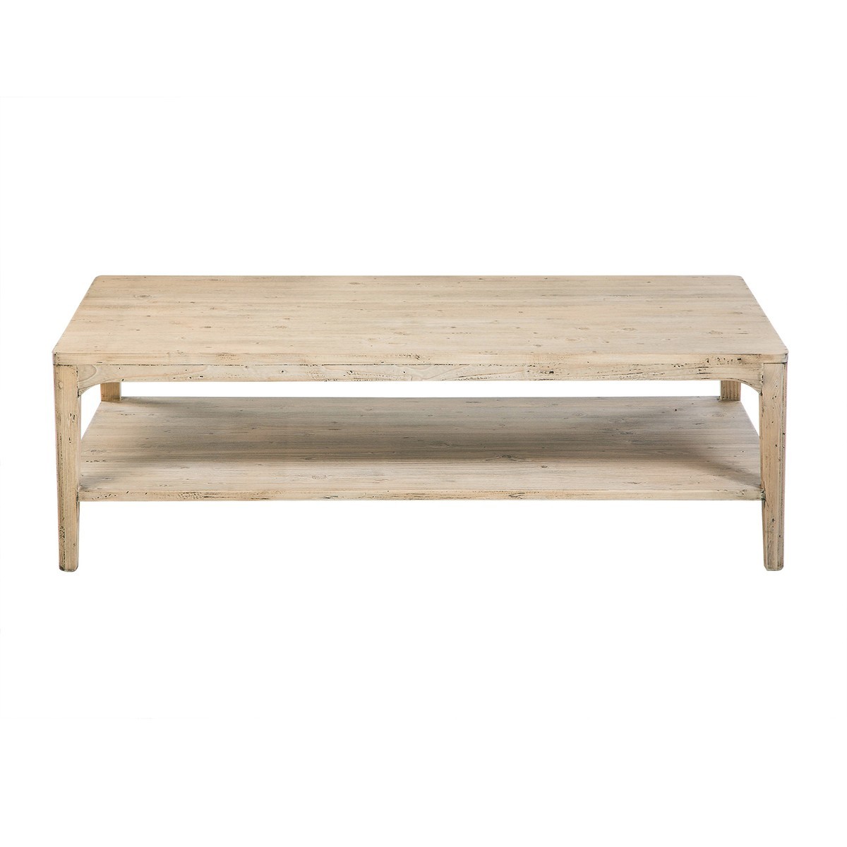 Table basse en pin massif - HENRI bois foncé, SIGNATURE