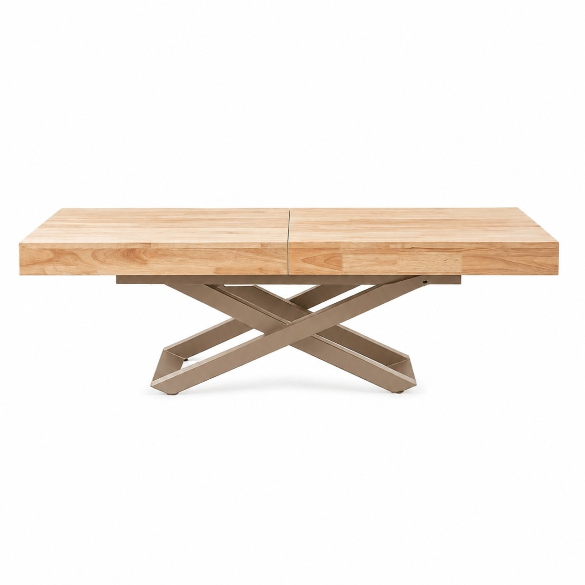 Table basse extensible en bois - ALBA taupe, MATHI DESIGN