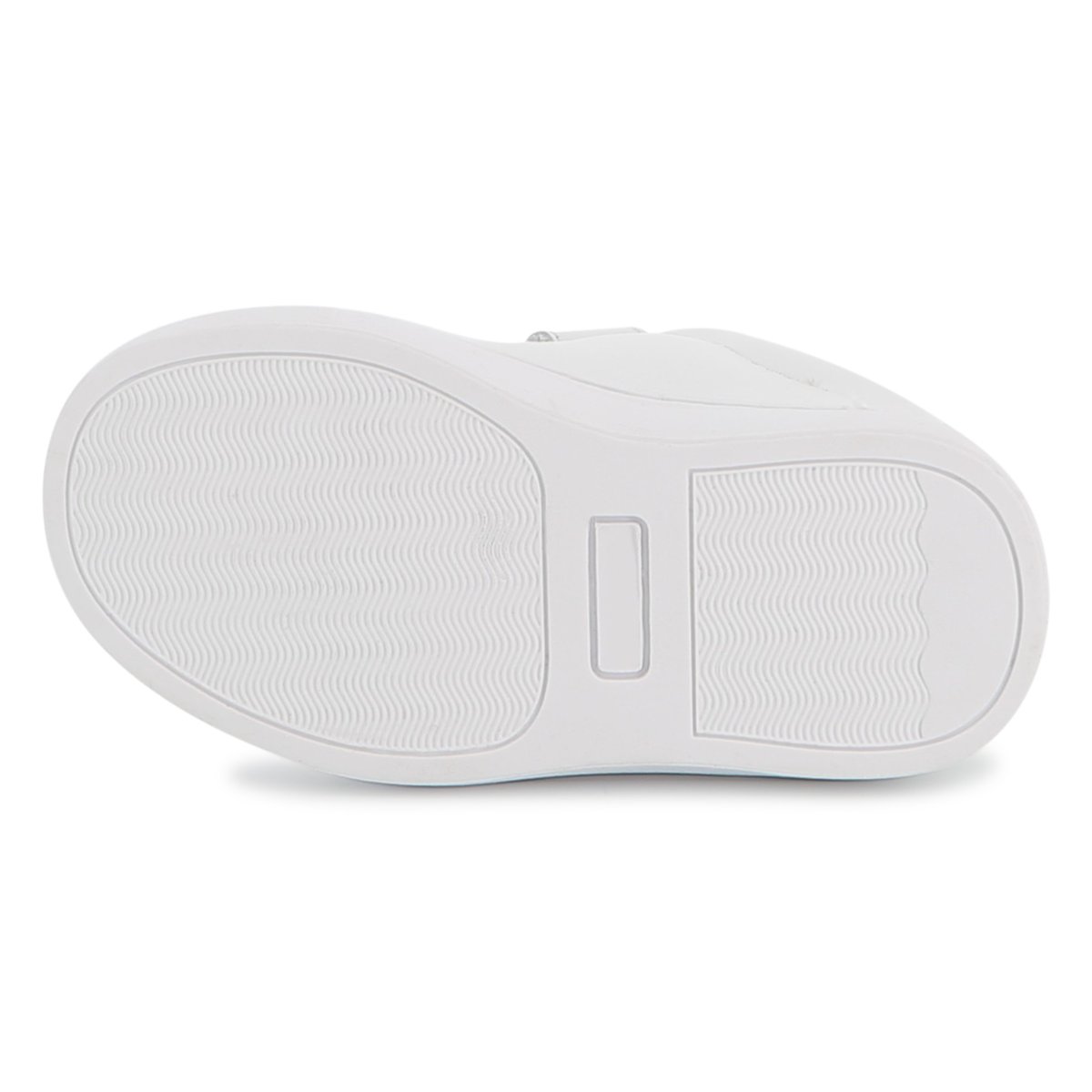 Sneakers in pelle bovina blanc, BOSS KIDSWEAR