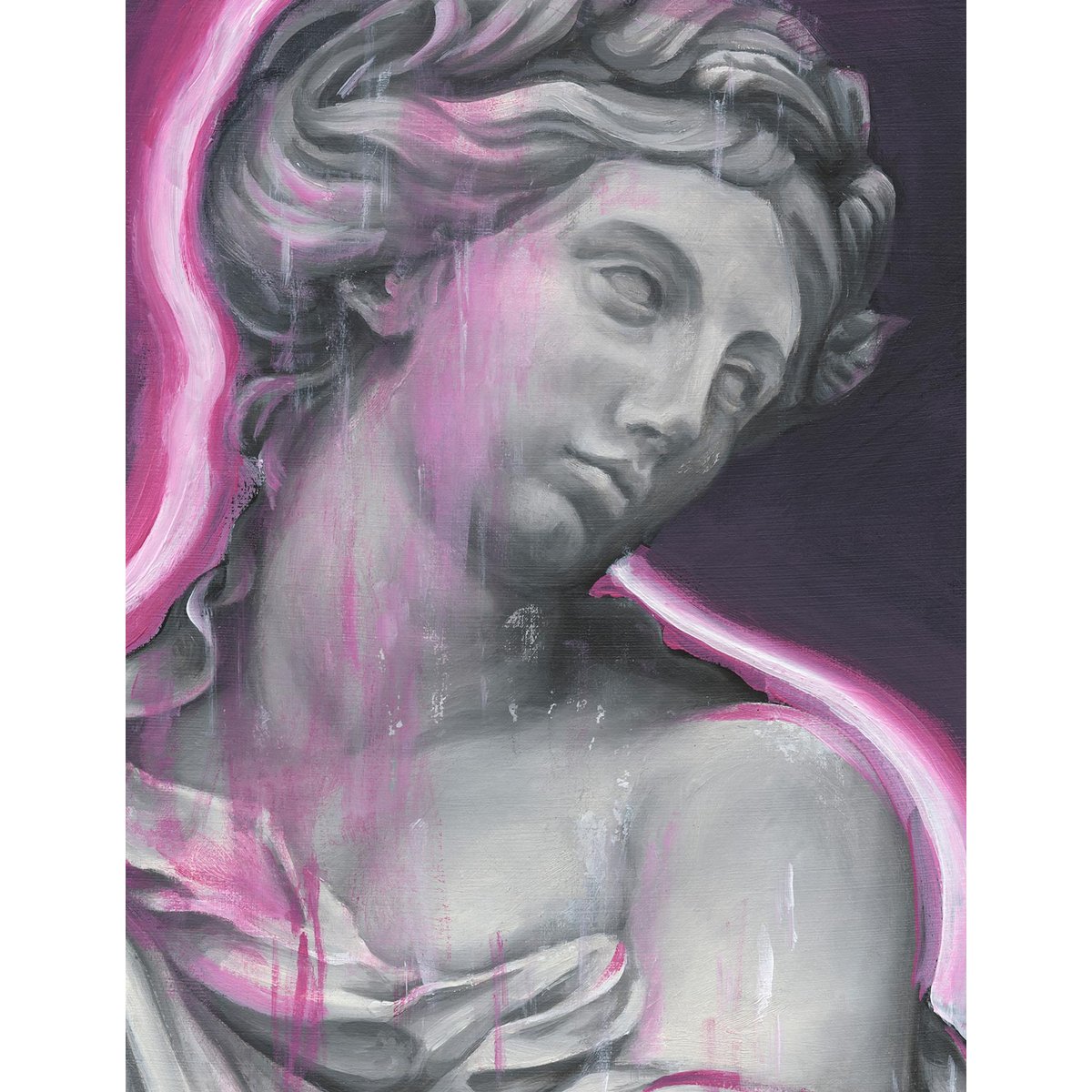 Papier peint graphique pop ange intissé, HEXOA