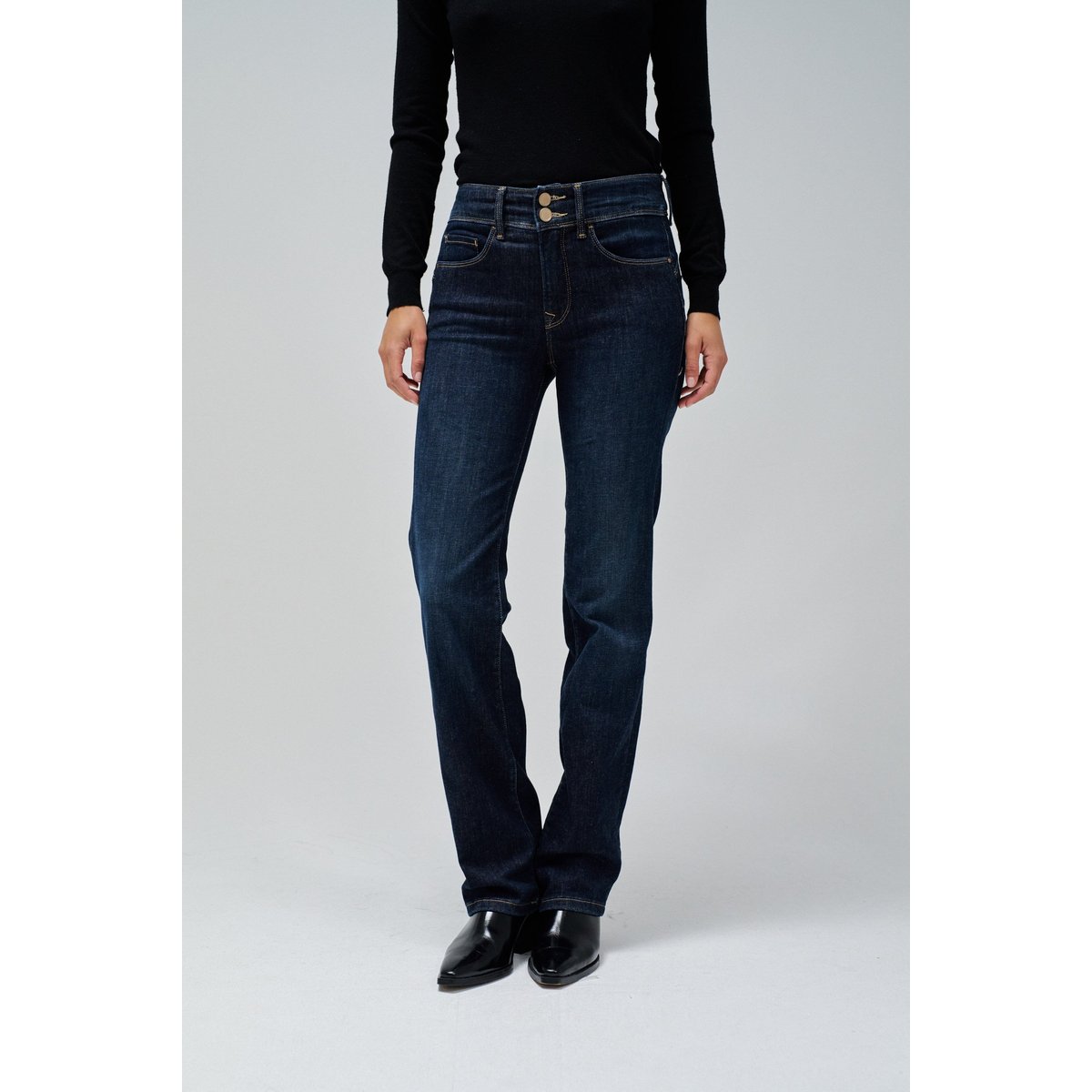 JEANS SECRET PUSH IN STRAIGHT bleu denim, SALSA JEANS