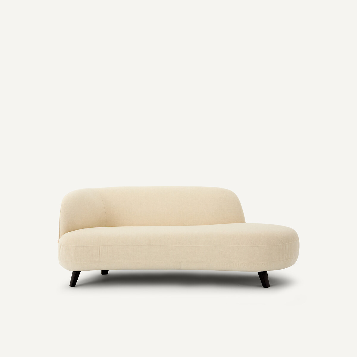 Canapé dormeuse droite, en polyester, ROSEBURY ivoire, EMMANUEL GALLINA X AM.PM