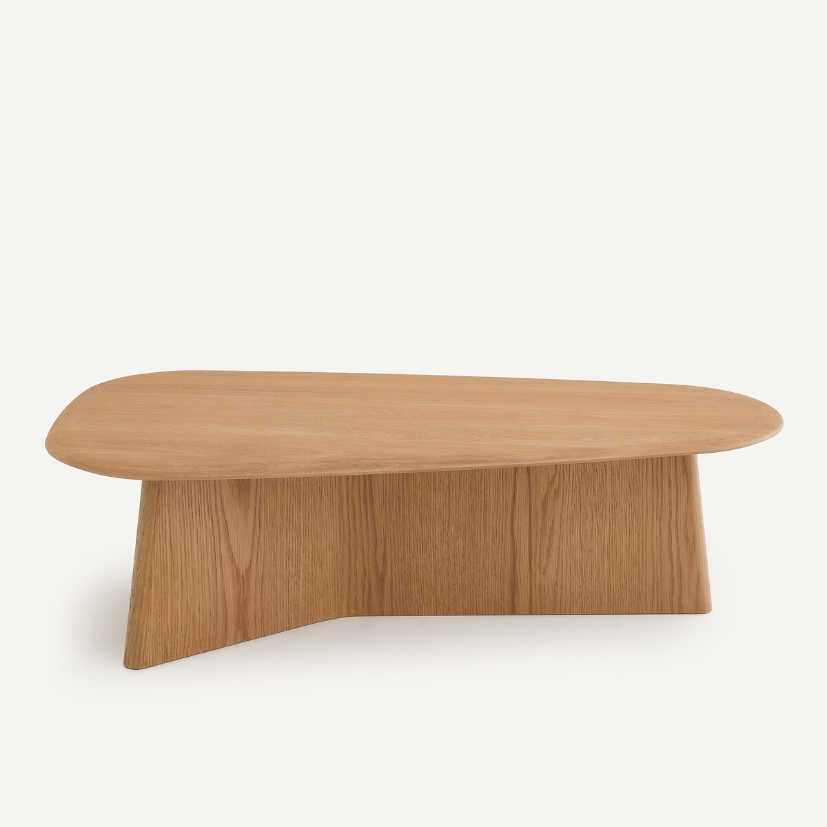 Mesa de centro de roble, altura 30 cm, TRIANGOLO, diseño de Emmanuel Gallina roble natural, AM.PM X EMMANUEL GALLINA