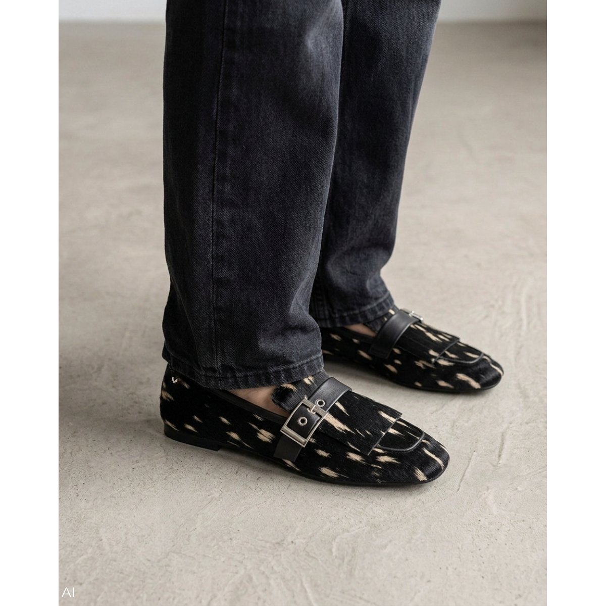 Mocassins cuir Rubicone black, MARTINELLI