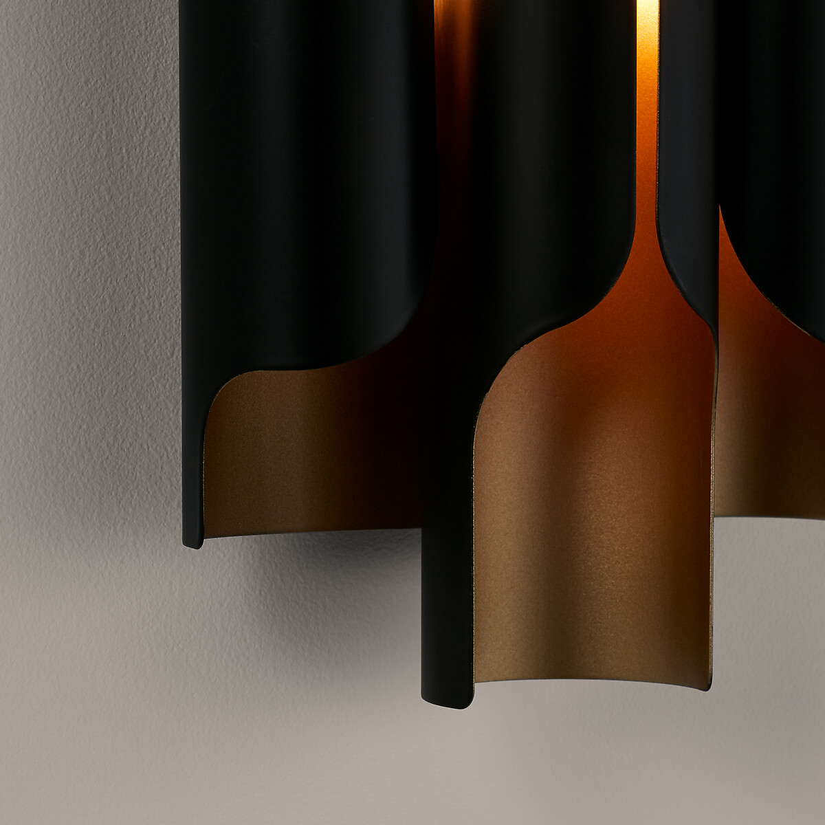 Wandlamp in metaal ijzer, Henrio zwart, AM.PM