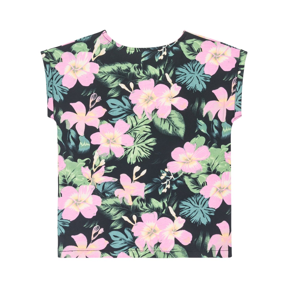 T-shirt à manches courtes AFRICAN SUNSET. noir anthracite shadow floral, ROXY