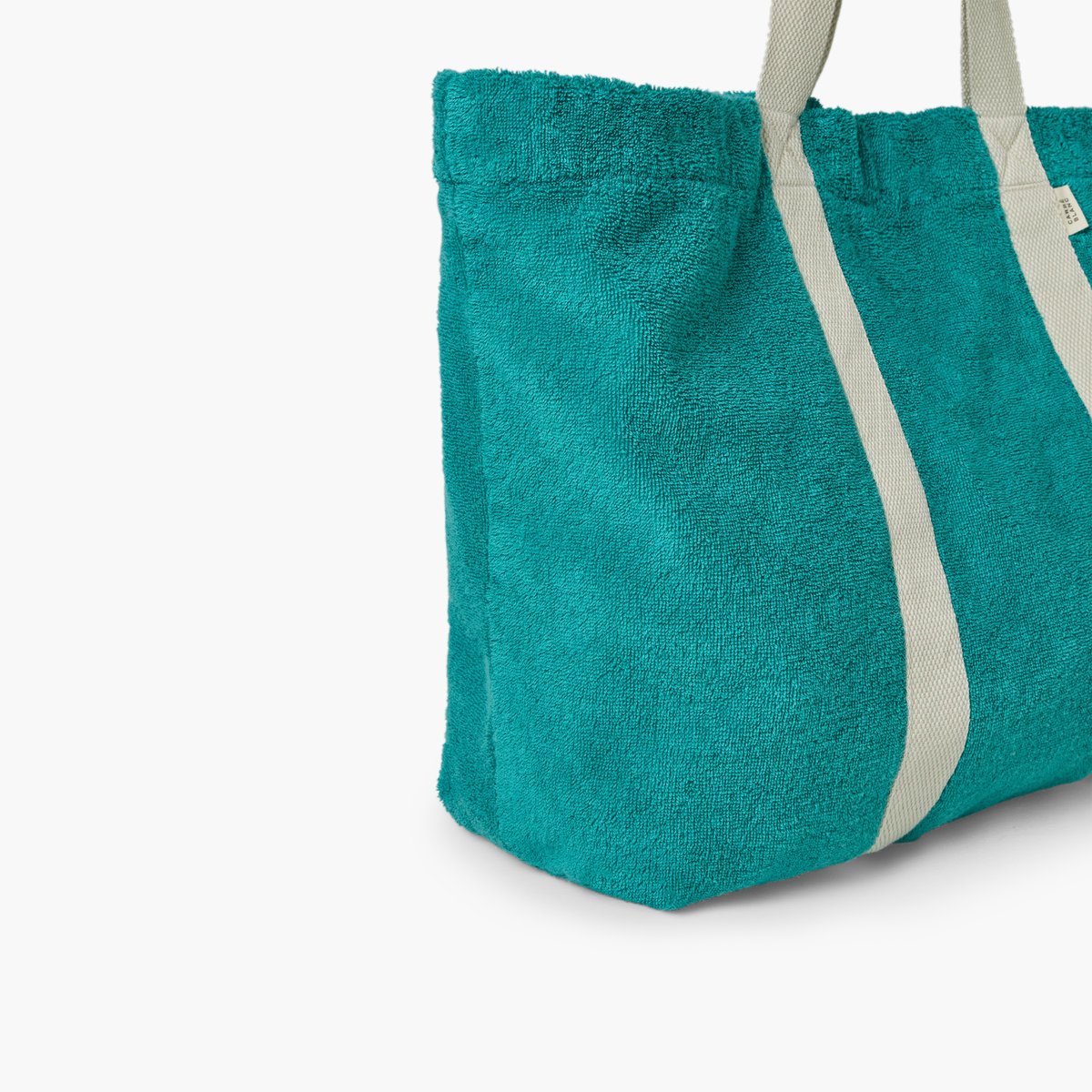 Sac de plage MIRAMAR canard, CARRE BLANC