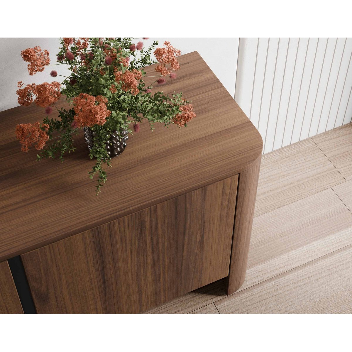 Meuble TV - YOURI effet noyer, BEST MOBILIER