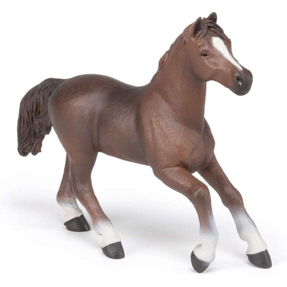 Figurine Jument Anglo arabe marron, PAPO