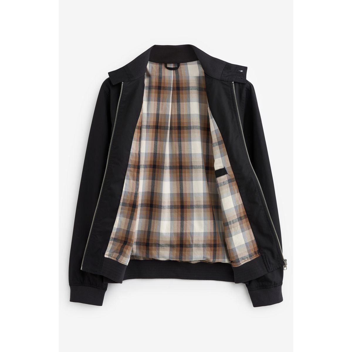 Blouson harrington déperlant doublure noir, NEXT