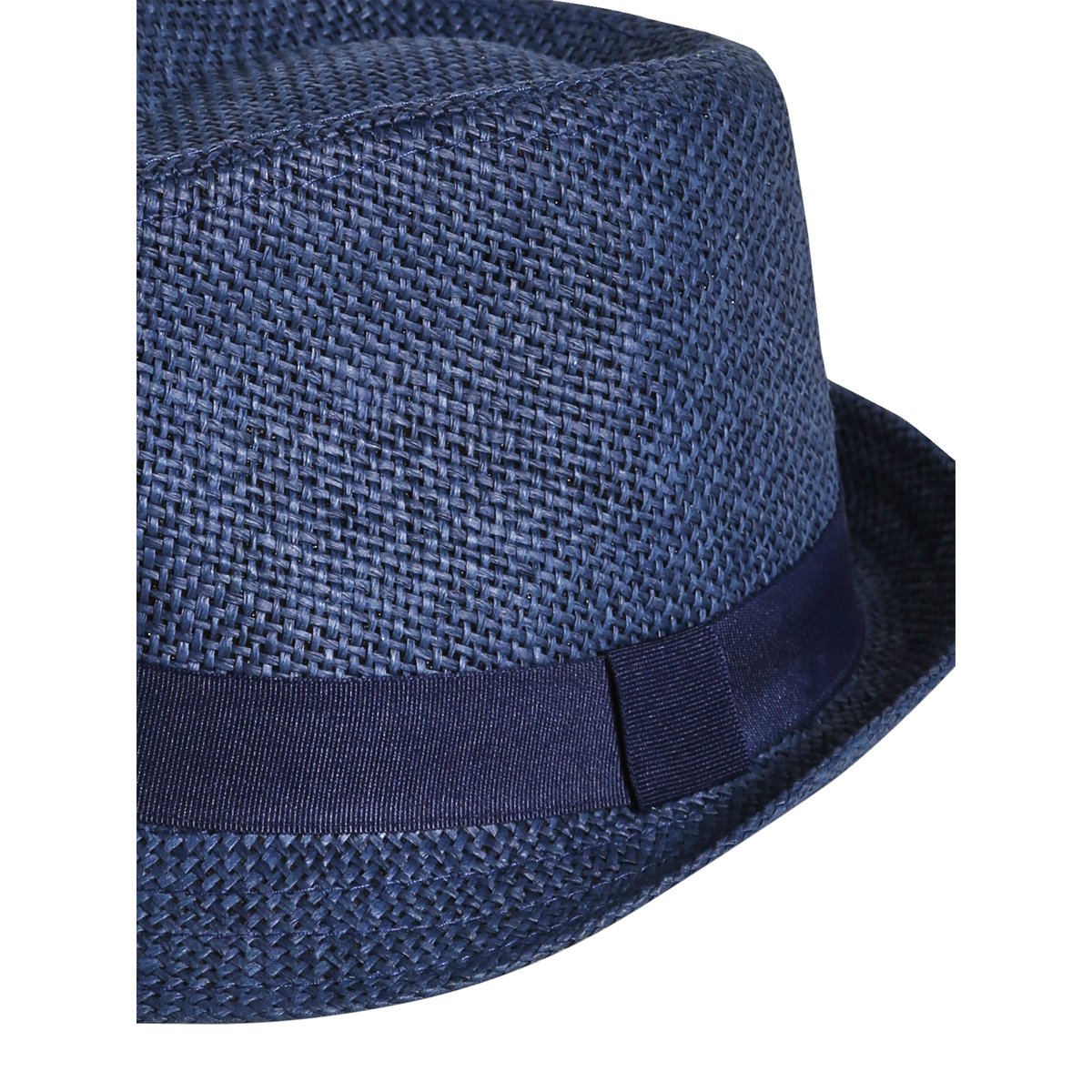 Panama aspect paille bleu, VERTBAUDET