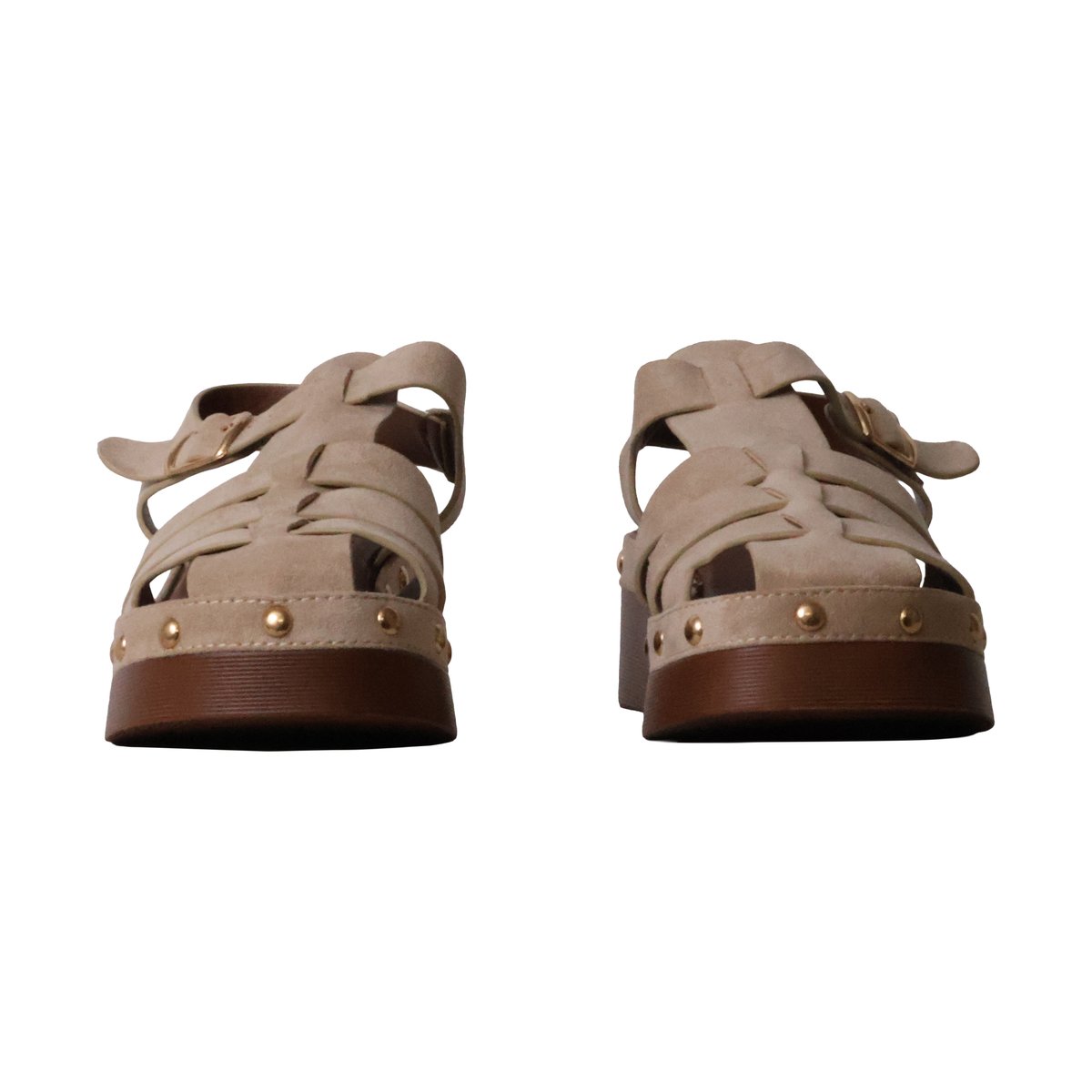 Sandales à Bride La Bottine Souriante Paris beige, ENZA NUCCI