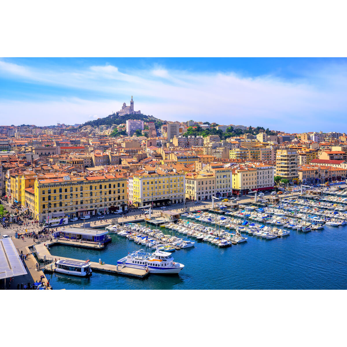 Tableau Mural Vue Sur Le Port De Marseille PORT tableaux sur toile-bleu, CEANOTHE