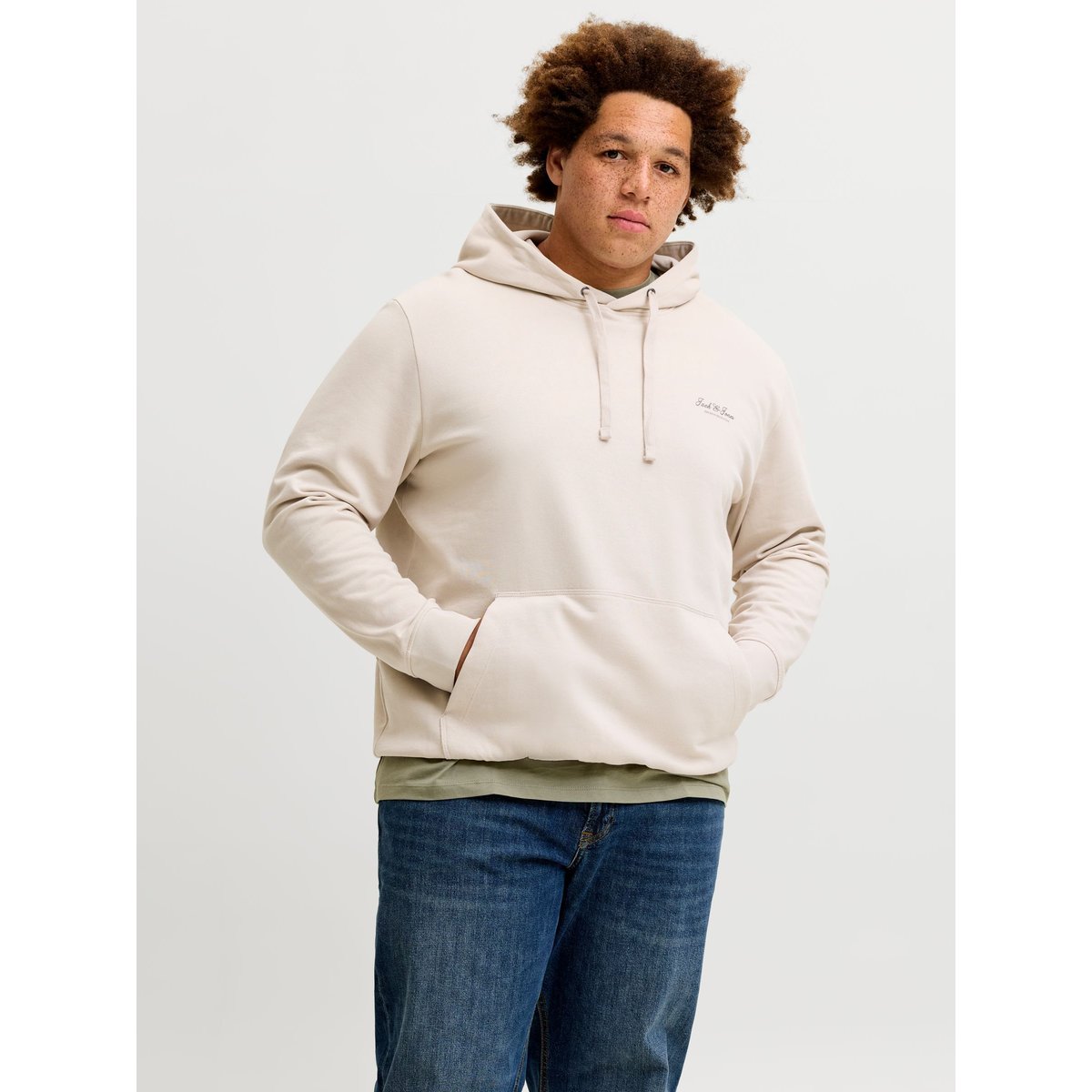Sweat À Capuche moonbeam, JACK & JONES