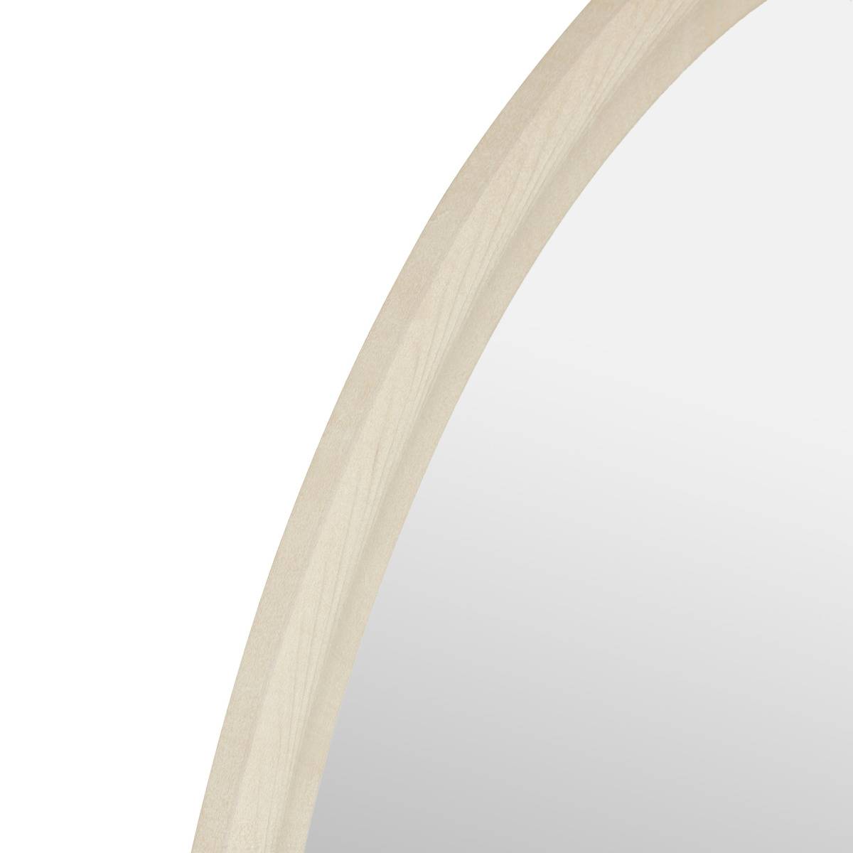 Miroir mural arche effet pierre CALYPSO gris perle, ATMOSPHERA
