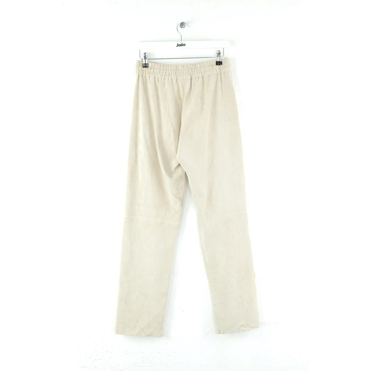 Pantalon droit - Très Bon État beige, LONGCHAMP