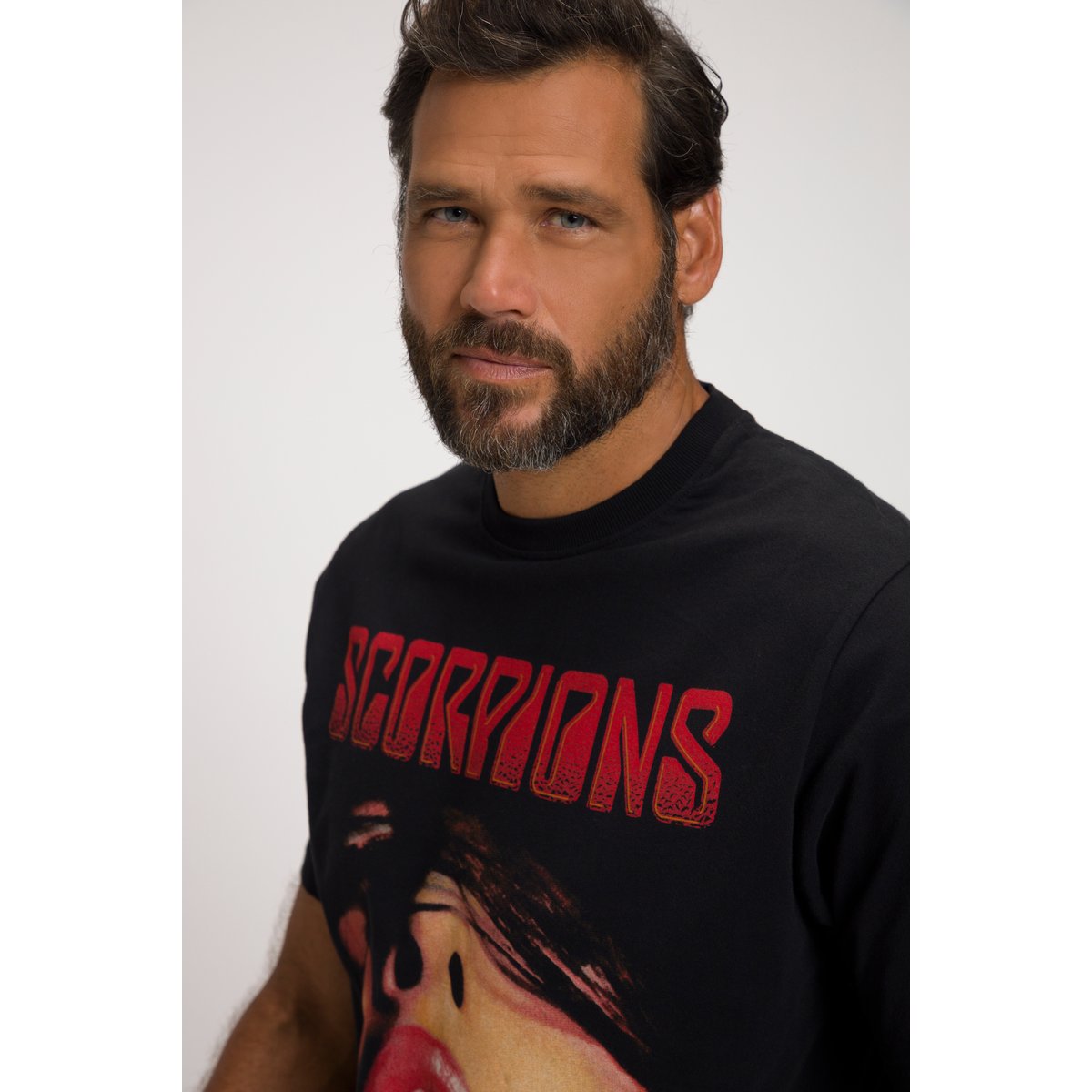 T-shirt du groupe Scorpions, manches courtes noir, JP1880