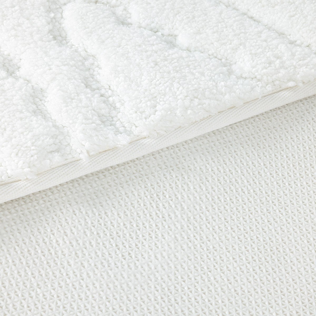 Tapis de bain en synthétique, L HÉRITAGE white, LACOSTE HOME