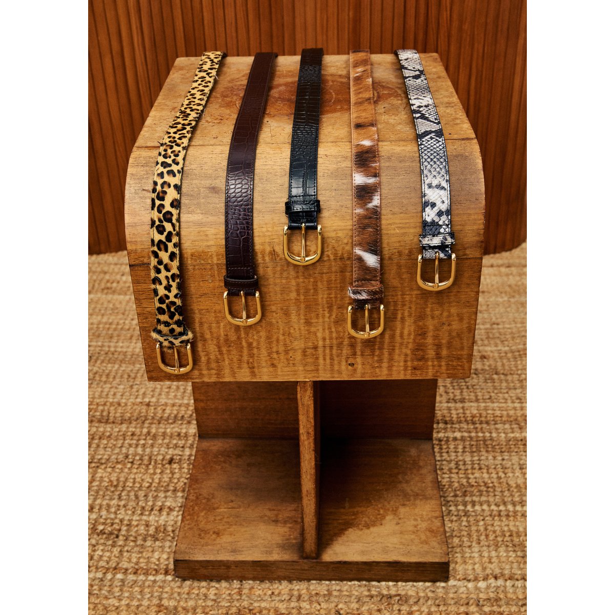 Ceinture  à motif léopard AZALEE leopard, FRNCH