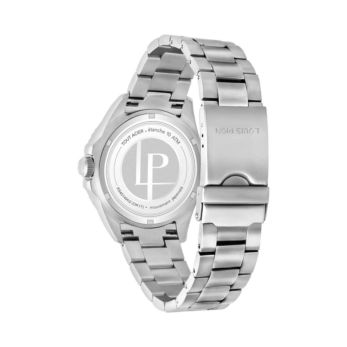 Montre Analogique  ULYSSE argenté argenté argenté, LOUIS PION