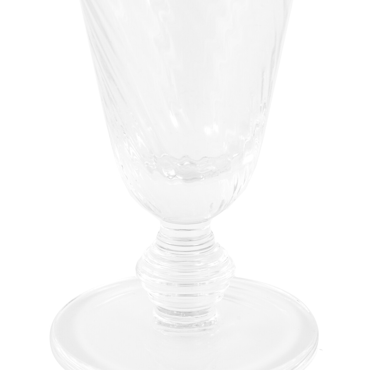 Set of 4 Vela Champagne Flutes in Clear transparent, ÉDITÉ