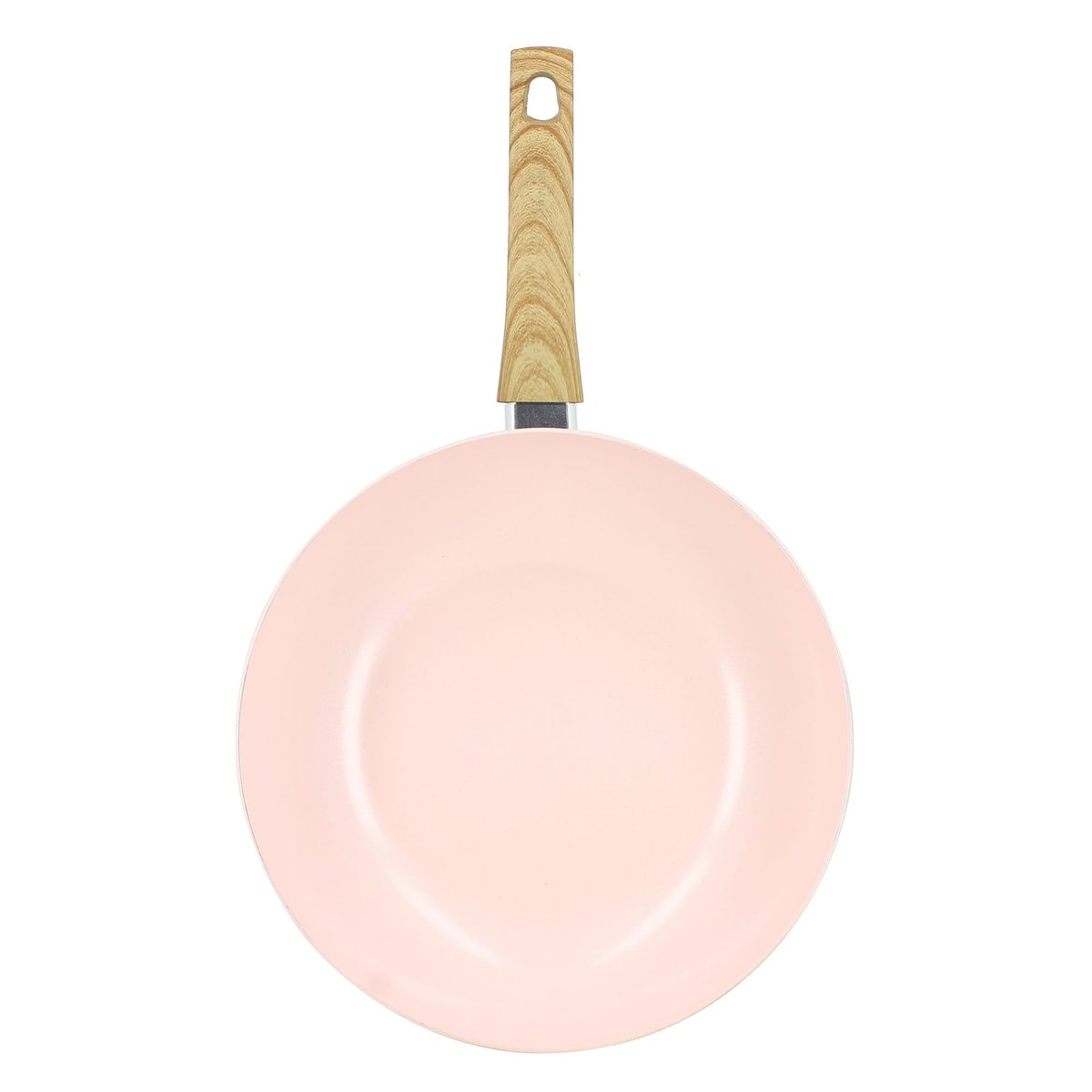 Wok en aluminium 28cm, COLORAMA rose, MENASTYL