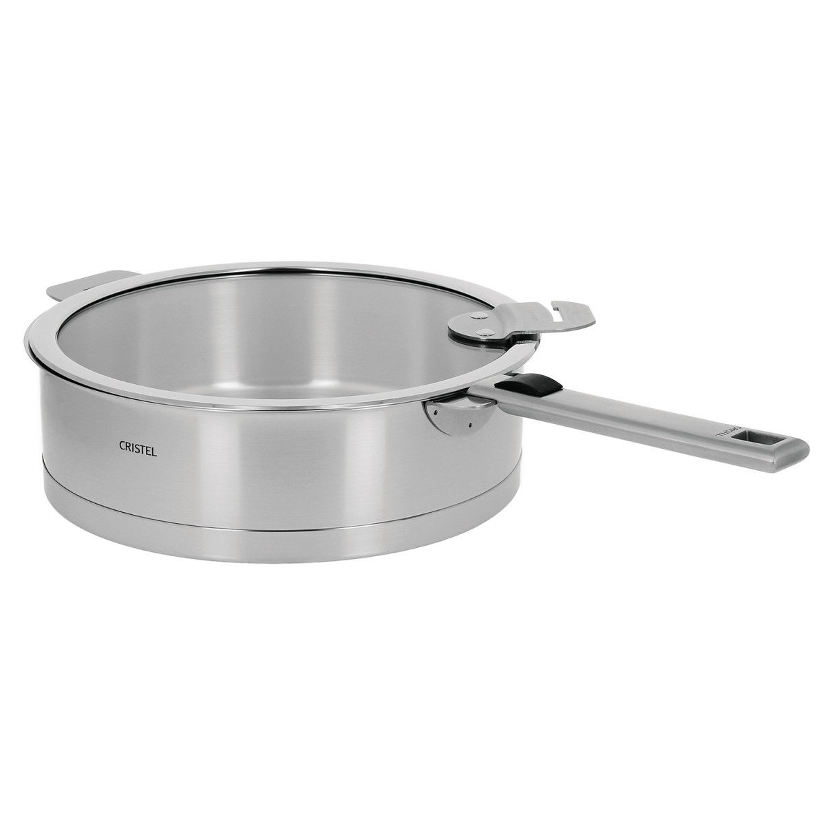 Sauteuse en inox brossé amovible STRATE inox, CRISTEL