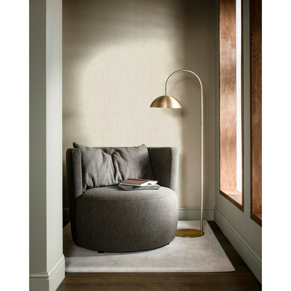 Papier peint Toile de Lin beige, VTWONEN
