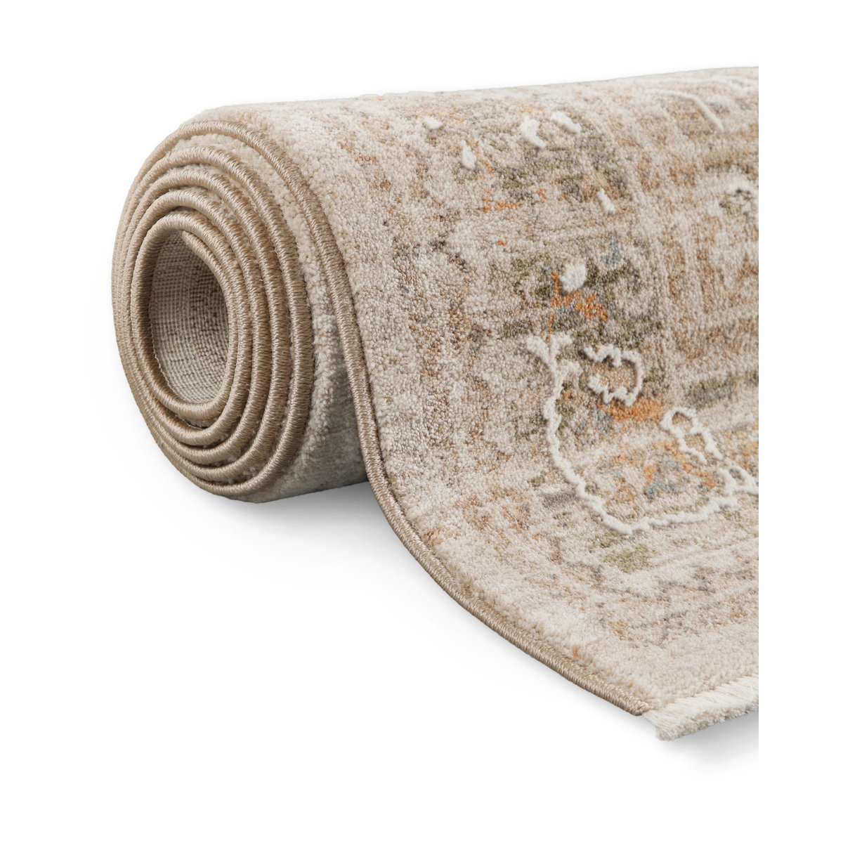 WECONhome Soft Vintage par Esprit, tissé machine, tapis poils courts, motif oriental avec effet relief, certifié OEKO-TEX® ,  Soft Vintage sable beige, ESPRIT